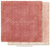 Billede: 1 ark dobbeltsidet karton - Christmas Wonderland - December, Maja Design