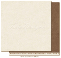 Billede: 1 ark dobbeltsidet karton - Monochromes - Shades of Wonderland - Neutral
