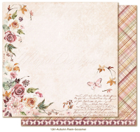 Billede: 1 ark dobbeltsidet karton - Autumn Poem - Gossamer, Maja Design
