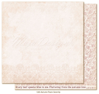 Billede: 1 ark dobbeltsidet karton - Autumn Poem - Serenity, Maja Design