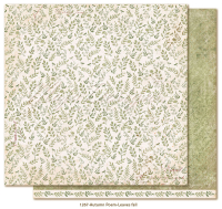 Billede: 1 ark dobbeltsidet karton - Autumn Poem - Leaves fall, Maja Design