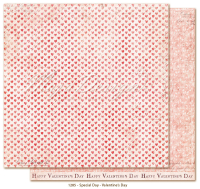 Billede: 1 ark dobbeltsidet karton - Special Day - Valentine's Day, Maja Design