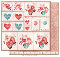 Billede: 1 ark dobbeltsidet karton - Special Day - To cut out, Maja Design