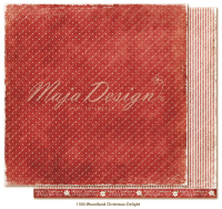 Billede: 1 ark dobbeltsidet karton - Woodland Christmas  - Delight, Maja Design
