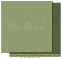 Billede: 1 ark dobbeltsidet karton - Monochromes - Shades of Woodland - Evergreen