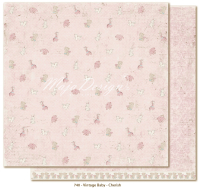 Billede: 1 ark dobbeltsidet karton - Vintage Baby - Cherish