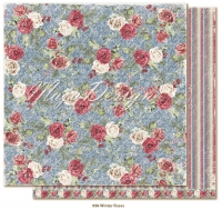 Billede: 1 ark dobbeltsidet karton - Christmas Season - Winter Roses