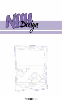 Billede: skæreskabelon slikpose, NHH Design Dies, Candy, NHHD153, Matcher NHHS153, der købes separat