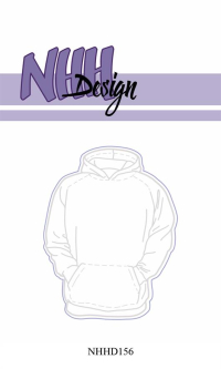 Billede: skæreskabelon sweatshirt, NHH Design Dies, Sweatshirt, NHHD156,
Matcher NHHS156, der købes separat