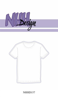 Billede: skæreskabelon T-shirt, NHH Design Dies, T-Shirt, NHHD157, Matcher NHHS157, der købes separat 