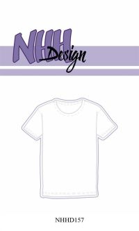 Billede: skæreskabelon T-shirt, NHH Design Dies, T-Shirt, NHHD157, Matcher NHHS157, der købes separat