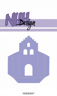 Billede: skæreskabelon kirke, NHH Design Dies 