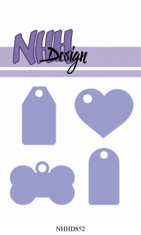 Billede: skæreskabelon små tags, NHH Design Dies 