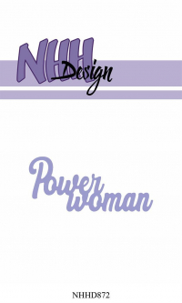 Billede: skæreskabelon Power woman, NHH Design Dies 
