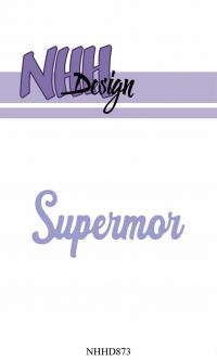 Billede: skæreskabelon Supermor, NHH Design Dies 
