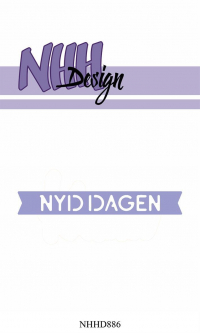 Billede: skæreskabelon NYD DAGEN, NHH Design Dies, Nyd Dagen, NHHD886,7,7x1,3cm