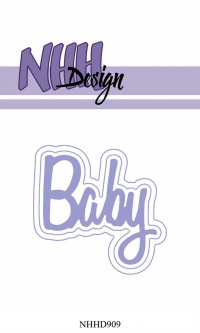 Billede: skæreskabelon Baby med dobbeltskygge, NHH Design Dies, NHHD909,
6,3x6,1cm