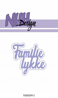 Billede: skæreskabelon Familielykke med skygge, NHH Design Dies, NHHD911, 
5,7x5,3cm, førpris kr. 44,- nupris