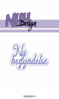 Billede: skæreskabelon Ny begyndelse med skygge, NHH Design Dies, NHHD913, 6,3x4,4cm, førpris kr. 40,- nupris