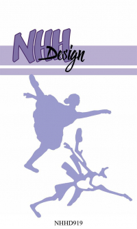 Billede: skæreskabelon ballerina, NHH Design Layered Dies 