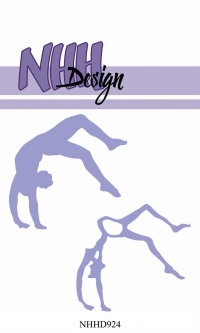 Billede: skæreskabelon springgymnast, NHH Design Layered Dies 