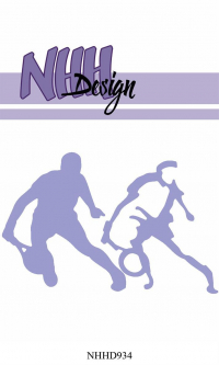 Billede: skæreskabelon tennisspiller, NHH Design Layered Dies 