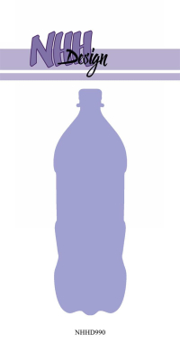 Billede: skæreskabelon stor sodavandsflaske, NHH Design Dies 