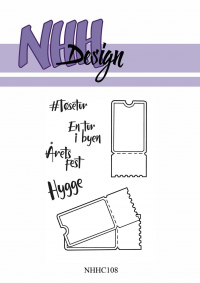 Billede: NHH Design Clearstamp 