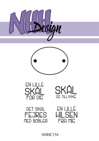 Billede: NHH Design Clearstamp and Die, 