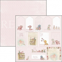 Billede: REPRINT Scrapbooking Ark 1 STK 200GR 30,5×30,5cm “RP0346