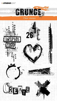 Billede: STUDIO LIGHT STEMPEL A5 STAMPSL363, COLLECTION GRUNGE