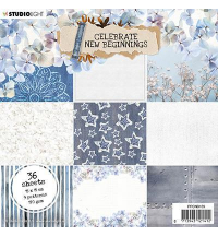 Billede: STUDIO LIGHT PAPER PAD 15x15cm PPCNB159 36 ARK, CELEBRATE NEW BEGINNINGS