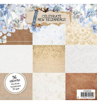 Billede: STUDIO LIGHT PAPER PAD 15x15cm PPCNB160 36 ARK, CELEBRATE NEW BEGINNINGS