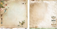 Billede: STUDIO LIGHT SCRAPBOOKING ARK 30,5×30,5CM 1 ARK SCRAPUS03, ULTIMATE SCRAP COLLECTION, førpris kr. 8,- nupris