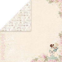 Billede: CRAFT & YOU SCRAPBOOKING ARK 30X30CM, NEW BABY BORN-06, 1 ARK CP-NBB06, førpris kr. 8,- nupris