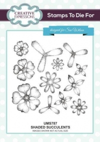 Billede: CREATIVE EXPRESSIONS SUE WILSON STAMP UMS787, Passer til P361476, førpris kr. 56,00, nupris
