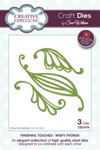 Billede: CREATIVE EXPRESSIONS SUE WILSON DIES CED1474 WISPY FRONDS, førpris kr. 80,00, nupris