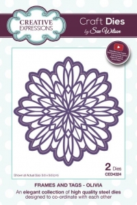 Billede: CREATIVE EXPRESSIONS SUE WILSON DIES CED4324 FRAMES AND TAGS - OLIVIA