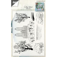 Billede: JOY STEMPEL “Cityview” 6410/0458, 105x148mm, førpris kr. 60,- nupris