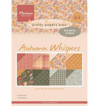 Billede: MARIANNE DESIGN PAPIRBLOK PB7059 Eline's Autumn Whispers, A4 - dobbeltsidet 