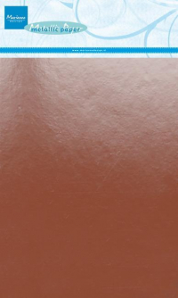 Billede: MARIANNE DESIGN Metallic Paper - Copper CA3138, 5 ark - A5