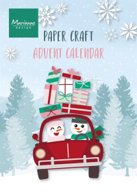 Billede: Marianne Design Paper Craft Advent Calender 2022 CA3179, Begrænset mængde, 24 låger, førpris kr. 340,- nupris