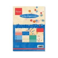 Billede: Marianne Design Papirblok Party Fun, A5, 32 ark 8 designs, pk9063, førpris kr. 40,- nupris