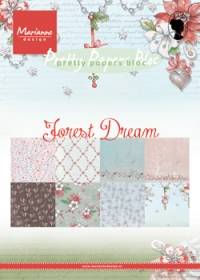 Billede: MARIANNE DESIGN PAPIRBLOK PK9158 Forest Dream, A5