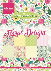 Billede: MARIANNE DESIGN PAPIRBLOK PK9161 Floral Delight, A5