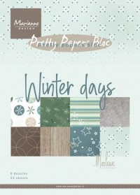 Billede: MARIANNE DESIGN PAPIRBLOK PK9164 Winter Days, A5
