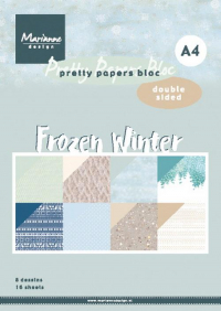 Billede: MARIANNE DESIGN PAPIRBLOK PK9172 Frozen Winter, A4