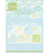 Billede: MARIANNE DESIGN PAPIRBLOK PK9174 Springtime, A4