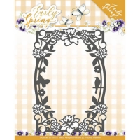 Billede: skæreskabelon blomsterramme, PRECIOUS MARIEKE DIE PM10111, 9,7x 14 cm