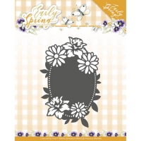 Billede: skæreskabelon blomstertags, PRECIOUS MARIEKE DIE PM10114, 5,8 x 8,8 cm